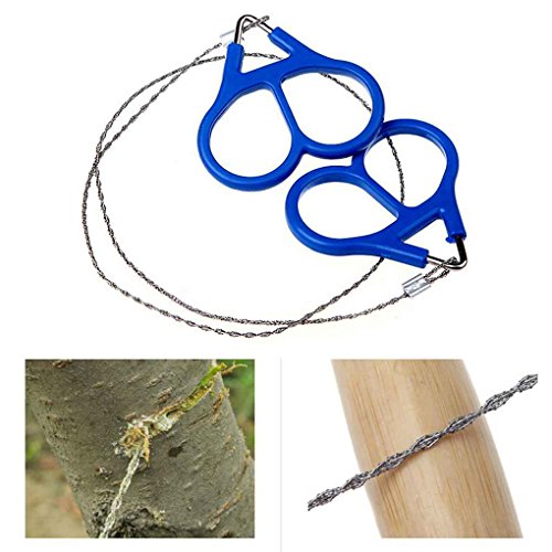 Miaomiaogo Hand Pocket Chain Wire Saws Portable Survival Camping Hand Saws Outdoor Survival Tool