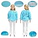 E-TING Handmade Clothes 1 pcs Barbie Fashionista Xmas Party Dress and Beautiful Coat Jacket Handmade Doll Wedding Dresses for Barbie Dolls (Blue)