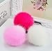 2Pcs Colorful Fashion Feather Ball Shape Elastic Ponytail Holder Hair Band Tie Headband(Color Random)