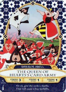 Sorcerers Mask of the Magic Kingdom Game, Walt Disney World - Card #37 - The Queen Of Heart's Card Army