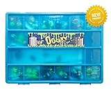 Tsum Tsum Mini Toys Carrying Case - Stores Dozens Of Tsum Tsum Mini Figure And Toys - Durable Toy Storage Organizers By Life Made Better - Blue