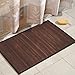 iDesign Formbu Bamboo Floor Mat for Bathroom, Entryway, Kitchen, Mudroom - Pack of 2, Medium, Mocha Brown