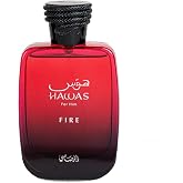 RASASI Hawas Fire Eau De Parfum Spray 100ML(3.4 Oz) - Bold Long Lasting Arabian Perfume For Men With A Fiery Essence - Indulge In A Luxurious Perfume Men That Captures Masculine Elegance And Strength