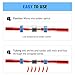 Nilight 50pcs Solder Seal Wire Connectors Heat Shrink Butt Connectors Wire Splice for Marine Boat Truck Automotive Trailer Wiring(23Red 12Blue 10White 5Yellow),2 Years Warrantythumb 4
