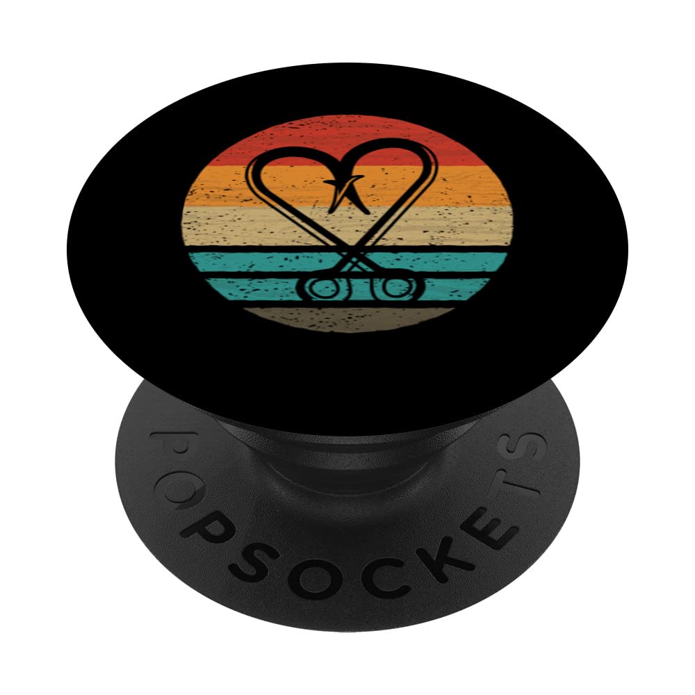 Fishing Hooks Retro Style Vintage PopSockets Swappable PopGrip