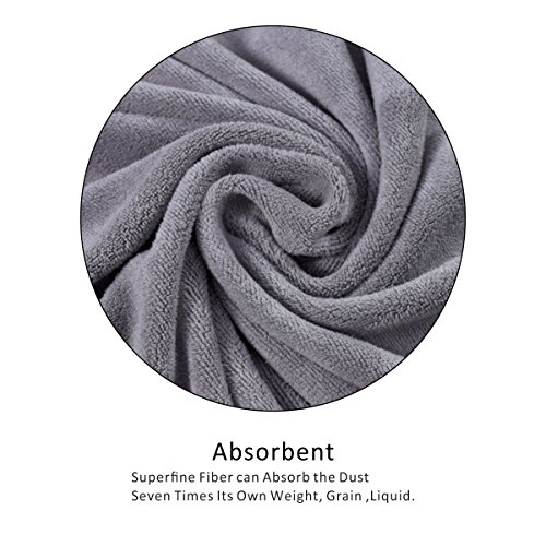 JML Microfiber Towels, Beach Towel Sets (6 Pack, 27" x 55") Extra