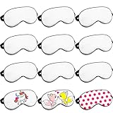 10 Pieces Eye Sleep Coverings Sublimation Beige