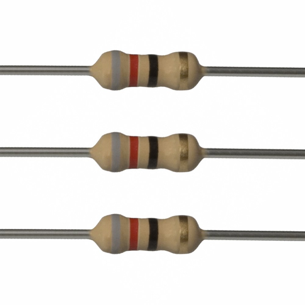 E-Projects 100EP51482R0 82 Ohm Resistors, 1/4 W, 5% (Pack of 100)