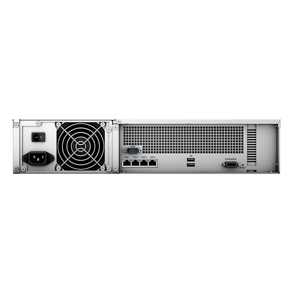 Synology RackStation RS2421RP+ 12-Bay 350W NAS Enclosure, 4-Core 2.2GHz, 4GB RAM, Diskless