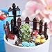 EBOOT 89 Pieces Fairy Garden Accessories Miniature Ornaments Kit with 1 Piece Tweezer Tool for DIY Fairy Garden Decoration
