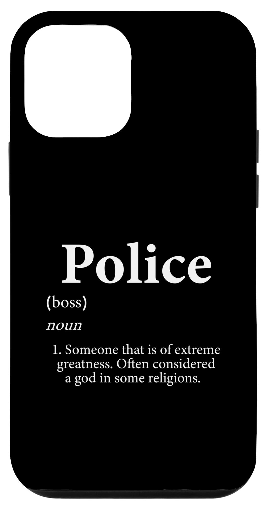 iPhone 12 mini Police Definition Funny Law Enforcement Officer Cop Police Case