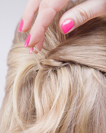 Frenchies Ultra Flocked Extra Soft French Twist Hair Pins: The French Hair Pins for Buns, Updo Hairstyles, Hair Extensions + Wigs - 20 Count Brown