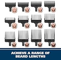 wahl stainless steel lithium ion  beard and nose trimmer for men