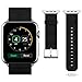 Apple Watch Band, JETech 42mm Genuine Leather Strap Wrist Band Replacement w/ Metal Clasp for Apple Watch All Models 42mm (Black) - 2100