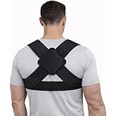 Posture Corrector for Women and Men - Lightweight Upper Back Brace Posture Corrector for Neck Shoulder & Back Pain Relief Under Clothes - Invisible Shoulder Support Brace Improve Posture Correct Hunchback Slouching