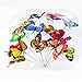 50 pcs Garden Butterfly Stakes Decorative Outdoor Yard Planter Patio Christmas Supplies Garden Ornaments (multicolor)