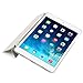 BESDATA Ultra Thin Magnetic Smart Cover (Wake/Sleep Function) & Clear Back Case for Apple iPad Mini 2 / Mini 3 (with Retina Display) + Screen Protector + Cleaning Cloth + Stylus, White - PT3101