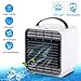JYSW Air Conditioner Fan, Personal Portable Mini Air Cooler Fan USB Personal Air Space Cooler Fan with 3 Speeds and Night Light, for Home Room Office Outdoorsï¼ˆSizeï¼š4.7 5 5.1 inches