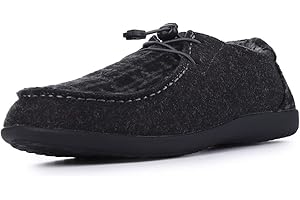 Elitechoice Men's House Slippers, Slippers with Arch Support, Memory Foam House Shoe for Men, Orthotic Shoes for Indoor Outdoor