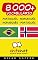 Livro 8000+ Português - Norueguês Norueguês - Português Vocabulário (Bate-papo Mundial)