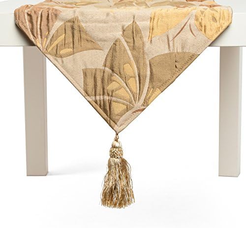 Chateau by Sheri Table Runner in Butterfly, Taupe