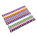 GOGO 10 PCS Adult Adjustable Silicone Bracelets for Shoe Charms Rubber Wristband - Mixed Colors