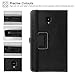 Benazcap Case for Samsung Galaxy Tab A 8.0 2017 Release for T380/T385, Folio Leather Tablet Cover with Auto Wake/Sleep Feature, Black