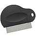 Master Grooming Tools Contoured Grip Flea Combs — Ergonomic Combs for Removing Fleas, Black, 3-inch