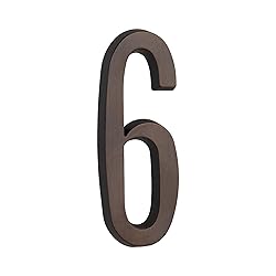 HASWARE 4 Inch Self Adhesive House Number, Modern