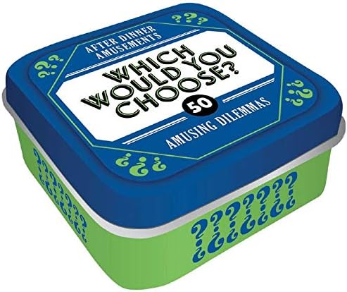 Which Would You Choose? 50 Amusing Dilemmas (Dinner Party Conversation Card Game for Adults and Family)