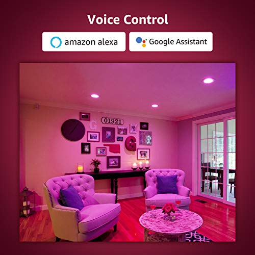 LED Flood Light Bulbs, WiFi Smart BR30 Bulb, Works with Alexa Google Home, RGBW Color Changing Lights, 8W=65W, 700… - Image 3