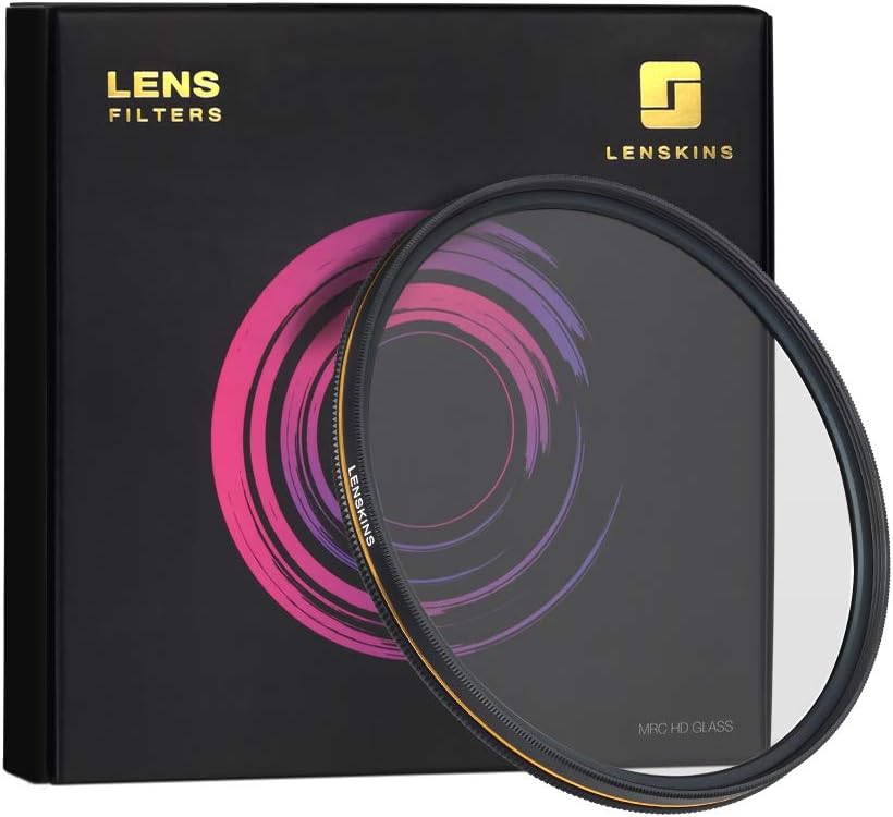 LENSKINS 67mm CPL Circular Polarizing Filter for Camera Lenses, 16-Layer Multi-Resistant Nano Coated, Ultra Slim, German Optics Glass, Weather-Sealed, Circular Polarizer Filter with Lens Cloth