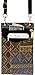 Danny K. Women's Tapestry Crossbody Cell Phone or Passport Purse, Handmade in USA (Neptune/Blue)