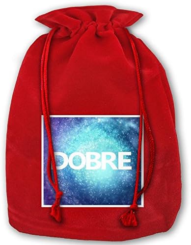 Po X-mas DOBRE Family Lucas Bros Marcus Fabric Christmas Gift Bags Drawstring Tote Festival Present Bags Santa Claus Candie Bags