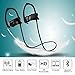 Ifecco Wireless Bluetooth Headsets, In Ear Bluetooth 4.1 Headphone Sports Sweatproof Earphones with Mic and HD Sound for Gym Running Workout (Black)