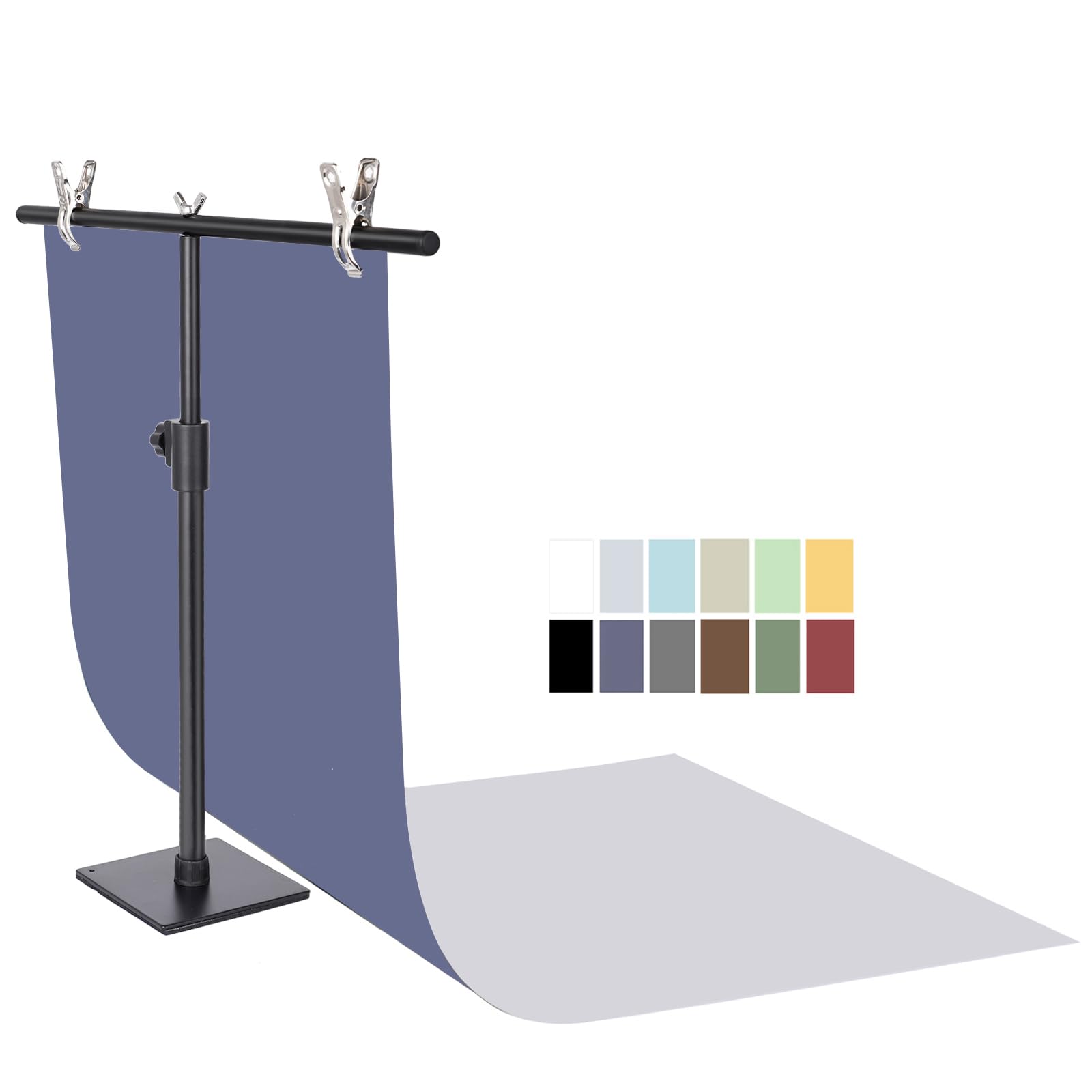 Photo 1 of Photography Backdrops Small Product Background: Flat Lay Seamless Paper Props - Tabletop Photo Shoot for Jewelry Cosmetics Food .(22x34in, Dark)