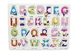 YouΞ Classic Wooden Alphabet Puzzle Bundle Board