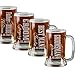 One 16 Oz Groomsmen Beer Mug Wedding Party Gifts for Groomsman Beer Glass Etched Engraved Custom with Name and Date for Wedding, Engagement Bachelor Party Groomsmen Gifts