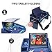 DMoose Kids Travel Tray, Toddler Car Seat Tray, Lap Activity Play and Learn Area, Snack Storage Pockets, Tablet Holder, Waterproof, Stroller, Airplane & Road Trip Essentials Kids, Portable