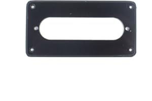 MLAVAL GUITAR PARTS Humbucker to Strat Style Pickup Adapter Ring,H-S-2 1-Ply Non-Slant Black
