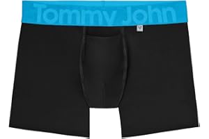 Tommy John Men’s Underwear, 360 Sport Trunks Hammock Pouch, Short 4" Inseam, Moisture Wicking Underwear, Breathable Waistband