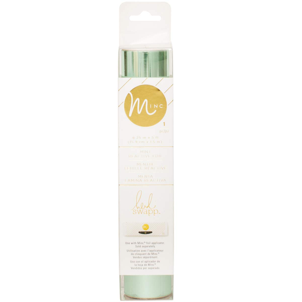 American Crafts Minc Reactive Foil 6-inch x 5' Roll-Mint