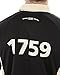 Guinness Arthur Signature Performance Rugby Jersey - Black and Cream Polyester Short Sleeve Polo Shirt