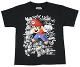 Mario Nintendo Super Good Vs Evil Short Sleeve Graphic Shirt