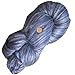 Living Dreams Yarn ELEGANCE Super Bulky MERINO SILK for Needle Knitting and Crochet. Luxuriously Soft Pencil Roving Yarn for Cozy Chunky Knits. Amethyst