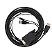 VGA to HDMI Cable, VGA Male to HDMI Male Adapter Converter Cord with Audio For Connecting Old PC, Laptop with a VGA Output to New Monitor, HDTV (6 Feet/1.8 Meters)