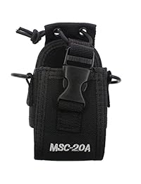 aoer multifunción Universal bolsa de tela funda soporte funda MSC-20 A para GPS Radio de dos vías Walkie Talkie Motorola Kenwood Midland ICOM Yaesu