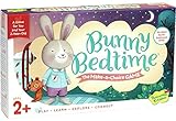 Peaceable Kingdom Bunny Bedtime - The Make-a-Choice Helping Game for 2-Year-Olds