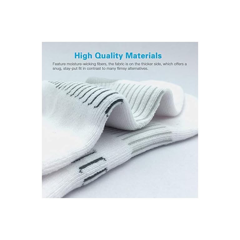 BERING Women's Performance Athletic Ankle Running Socks (6 Pairs