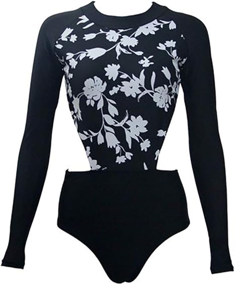 Amazon Co Jp レディース ワンピース水着 レディース 長袖 花柄 バックジッパー セクシー ワンピースビキニ S 323 173 633 ホーム キッチン